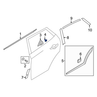 Hyundai OE - Bumper Cover Screw
