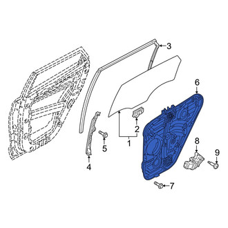 Hyundai OE - Front Left Door Panel Carrier