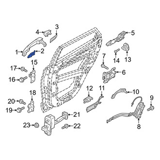 Hyundai OE - Front Left Exterior Door Handle Gasket