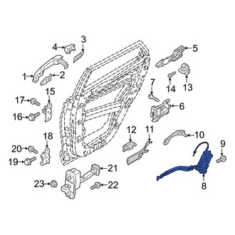Hyundai OE - Rear Left Door Latch Assembly
