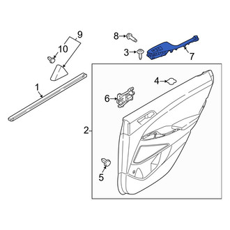 Hyundai OE - Front Left Door Switch Trim Panel