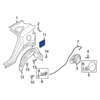 Hyundai OE - Rear Quarter Panel Vent