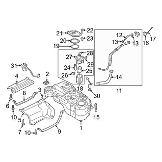 Hyundai OE - Fuel System Components