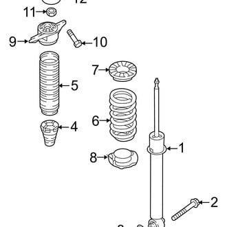 Hyundai OE - Rear Suspension - Shocks & Components (AWD)