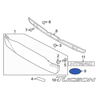 Hyundai OE - Rear Hatch Emblem