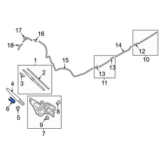 Hyundai OE - Wiper Arm Cap