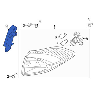Hyundai OE - Rear Right Tail Light Cover