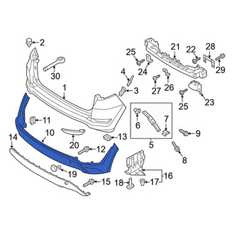 Hyundai OE - Front Lower Bumper Cover