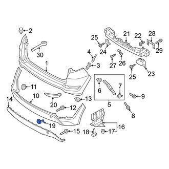 Hyundai OE - Front Tow Eye Cap