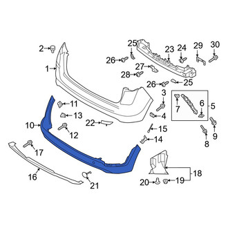 Hyundai OE - Front Lower Bumper Cover