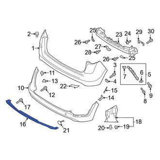 Hyundai OE - Rear Valance Panel