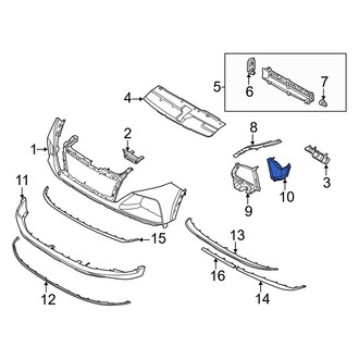 Hyundai OE - Front Left Brake Air Duct