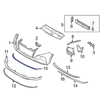 Hyundai OE - Front Center Bumper Trim