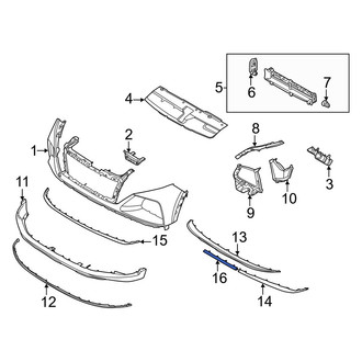 Hyundai OE - Front Center Bumper Trim