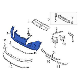 Hyundai OE - Front Upper Bumper Cover