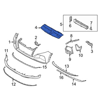Hyundai OE - Front Radiator Support Access Cover