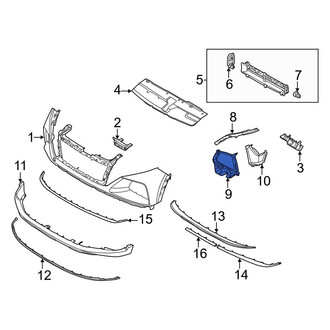Hyundai OE - Front Right Headlight Molding