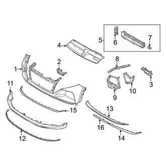 Hyundai OE - Front Bumper & Grille - Bumper & Components (USA Built)