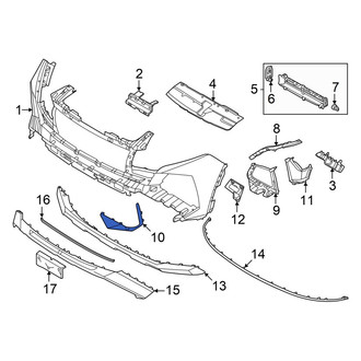 Hyundai OE - Front Left Outer Headlight Molding
