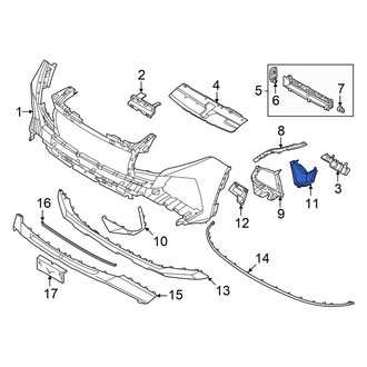 Hyundai OE - Front Left Brake Air Duct