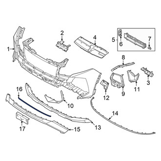 Hyundai OE - Front Upper Bumper Trim