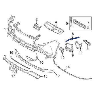 Hyundai OE - Front Right Inner Bumper Cover Bracket