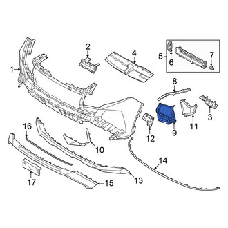 Hyundai OE - Front Left Inner Headlight Molding