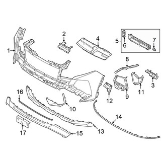 Hyundai OE - Front Bumper & Grille - Bumper & Components (Cover & Trim, USA Built)