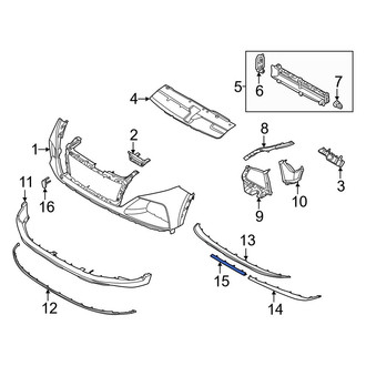 Hyundai OE - Front Center Bumper Trim