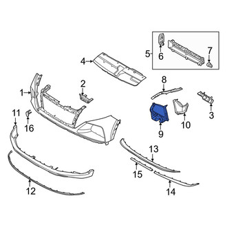 Hyundai OE - Front Left Headlight Molding
