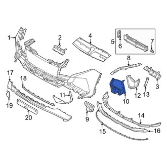 Hyundai OE - Front Left Inner Headlight Molding