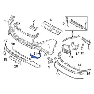 Hyundai OE - Front Left Outer Headlight Molding