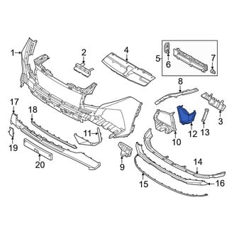 Hyundai OE - Front Left Inner Brake Air Duct