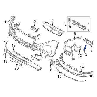 Hyundai OE - Front Left Outer Brake Air Duct