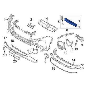 Hyundai OE - Radiator Shutter Assembly