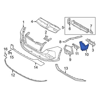 Hyundai OE - Front Left Brake Air Duct
