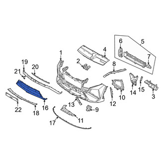 Hyundai OE - Front Lower Bumper Cover