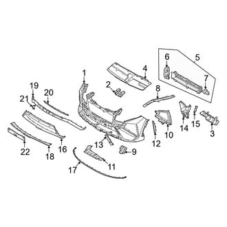 Hyundai OE - Front Bumper & Grille - Bumper & Components (Cover & Trim, Korea Built), (N Line Hybrid)