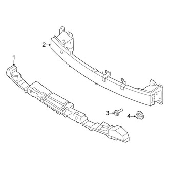 Hyundai OE - Front Bumper & Grille - Bumper & Components (Mount Components)