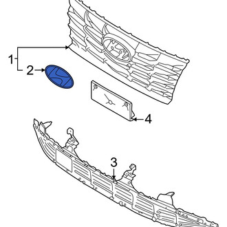 Hyundai OE - Front Grille Emblem
