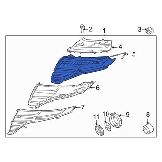 Hyundai OE - Front Right Upper Daytime Running Light