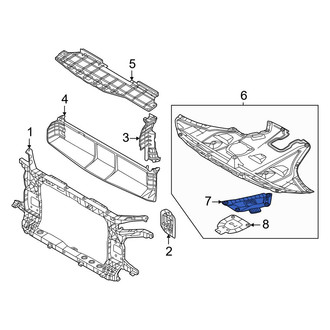 Hyundai OE - Front Engine Oil Drain Plug Access Cover