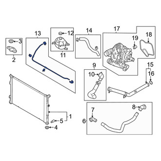 Hyundai OE - Engine Coolant Overflow Hose