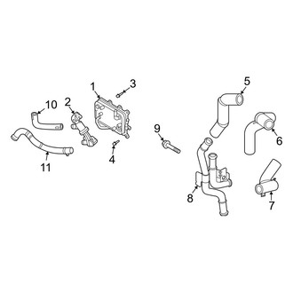 Hyundai OE - Cooling - Trans Oil Cooler Lines (Limited / SE / SEL / XRT)