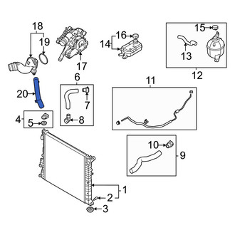 Hyundai OE - Lower Radiator Coolant Hose