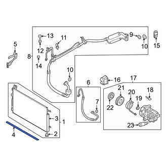 Hyundai OE - A/C Condenser Seal