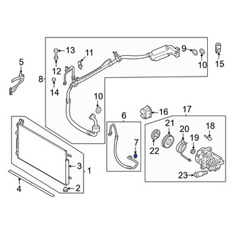Hyundai OE - A/C Refrigerant Line O-Ring