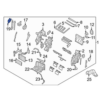 Hyundai OE - Left HVAC Blend Door Actuator