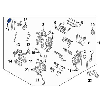 Hyundai OE - Right HVAC Defrost Mode Door Actuator