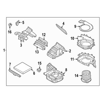 Hyundai OE - Air Conditioner & Heater - Blower Motor & Fan (Korea Built)